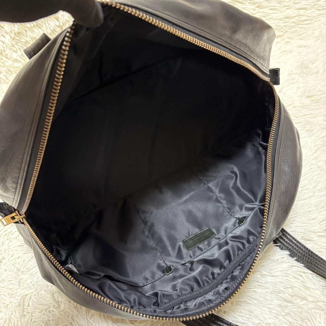 ✨️希少 PORTER ホースマン ボストンバッグ 馬革 大容量 肩掛け 黒