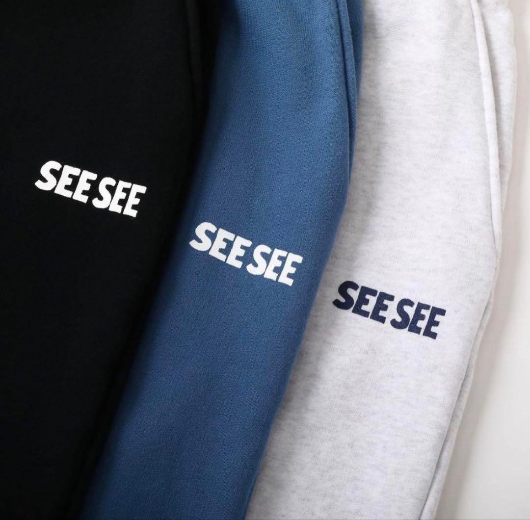 【SEE SEE】logo sweat pants (M)
