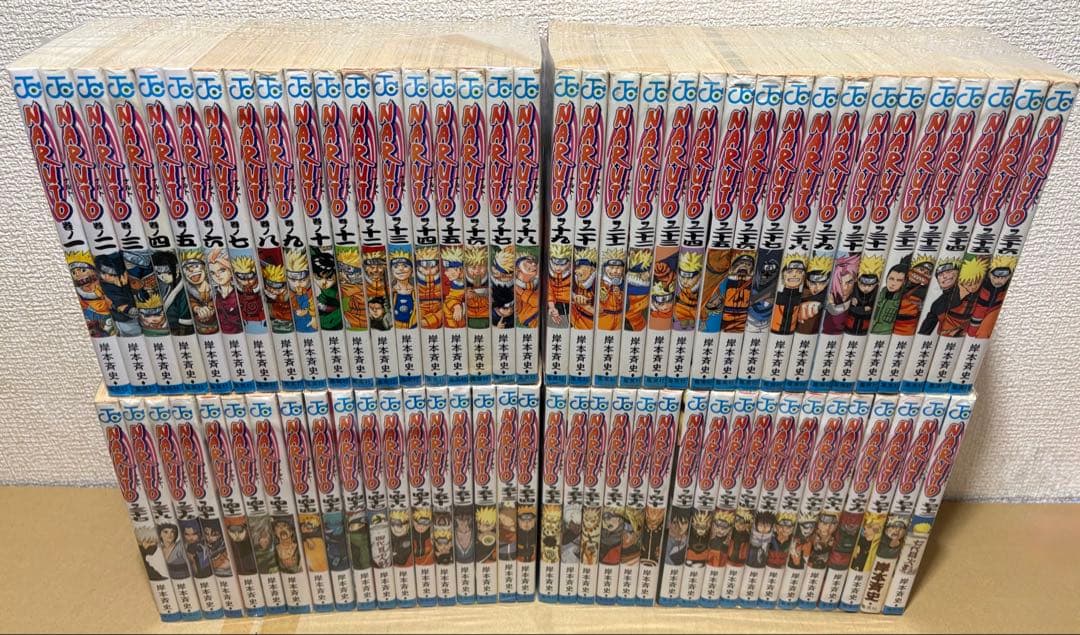 【NRT89p】《状態悪・難有り》NARUTO-ナルト-全72巻完結全巻セット