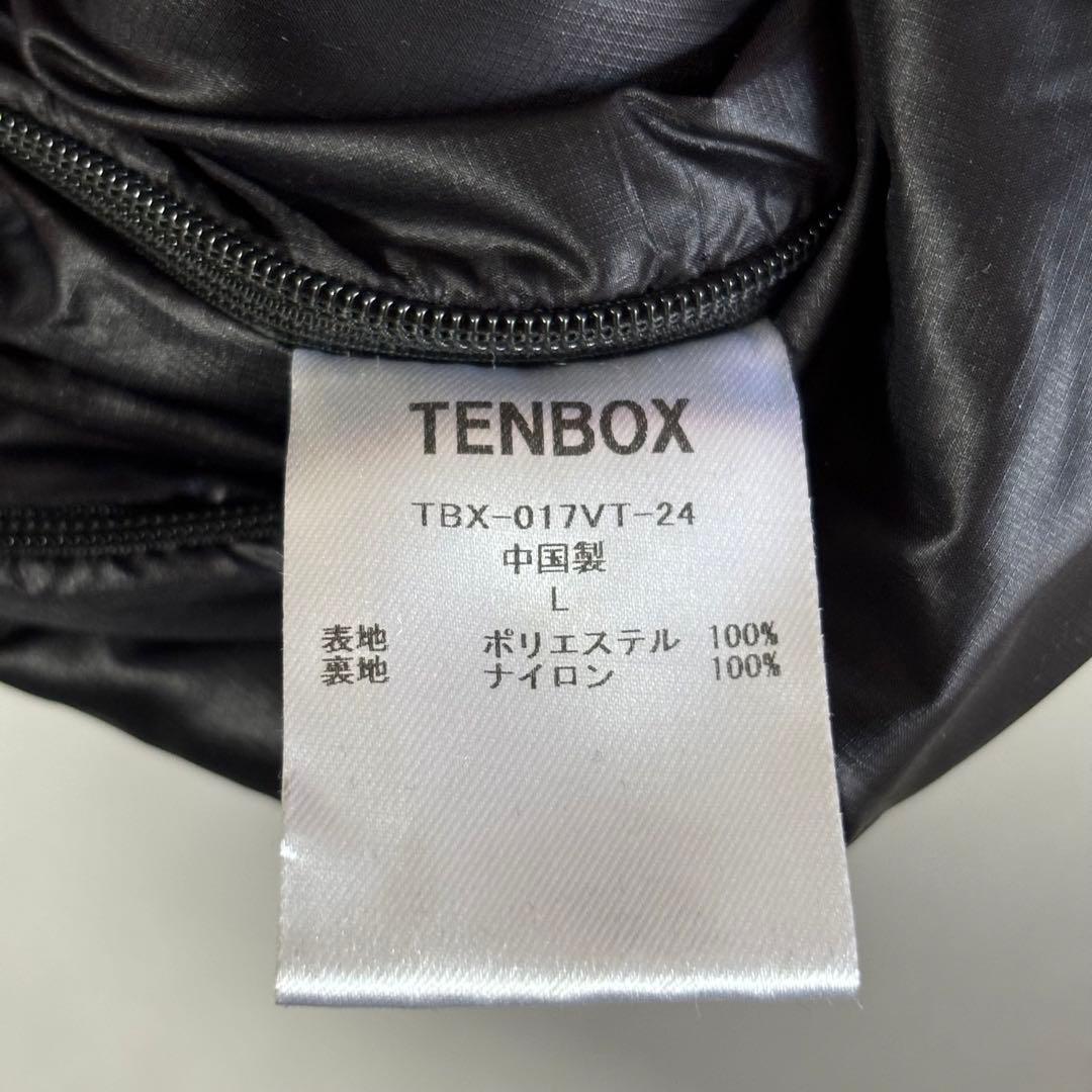 TENBOX テンボックス　フリースベスト　リバーシブル　L