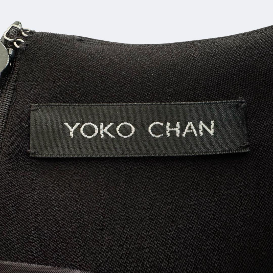 YOKO CHAN ヨーコチャン ワンピース ブラック ノースリーブ ドレス