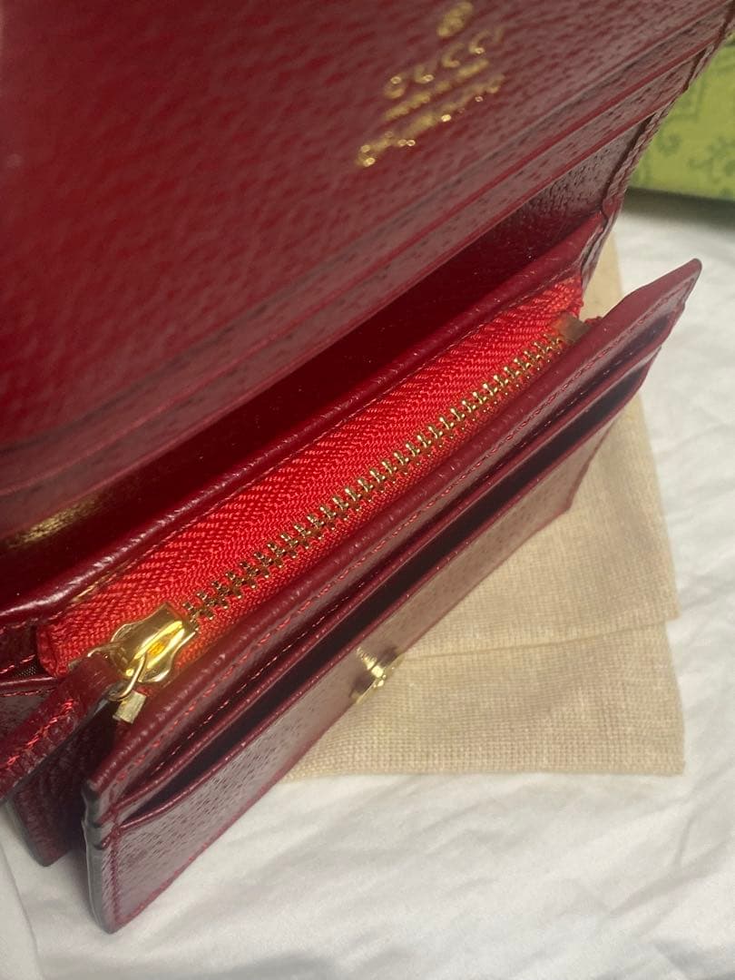 グッチ　GUCCI GG柄 ドラえもん　コラボ ダブルG 2つ折り財布 超美品