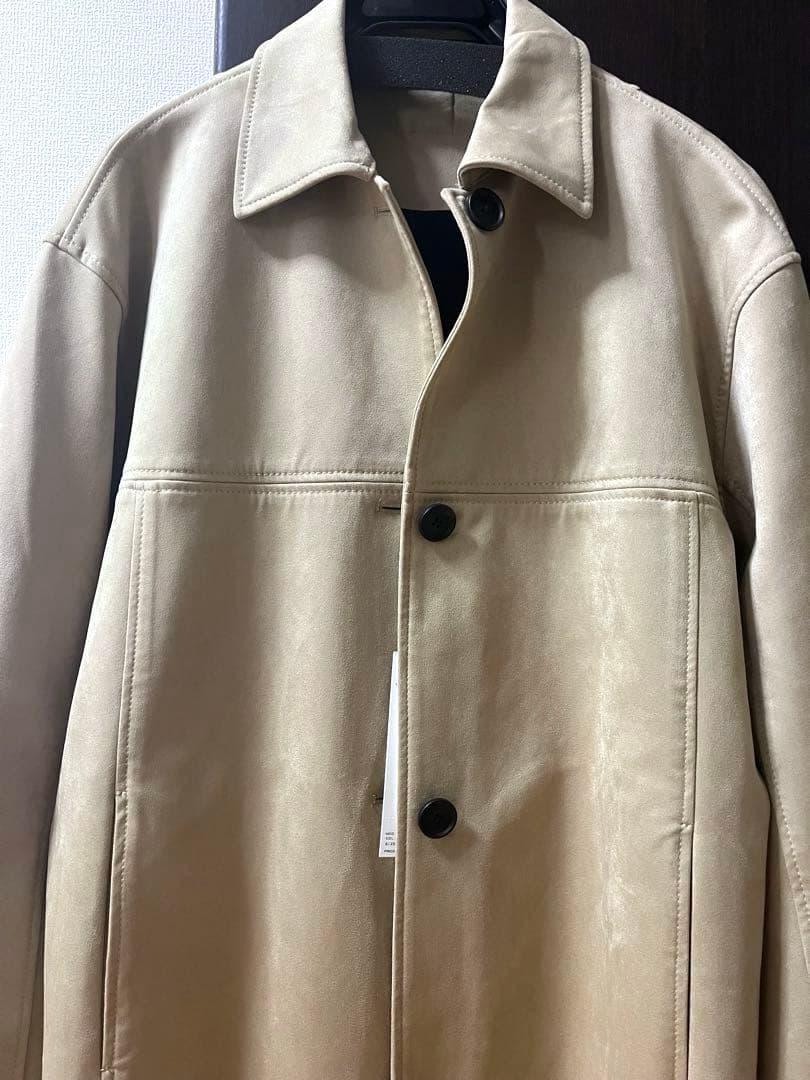【新品】Mila Owenステンカラーリサイクルスウェードライクブルゾン