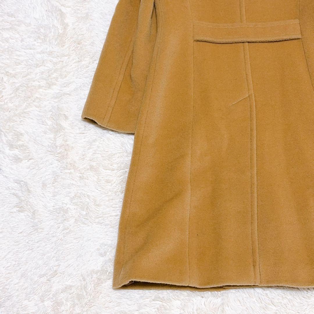 【美品】MAXMARA マックスマーラ　ロングコート　カシミヤ混　38 キャメル