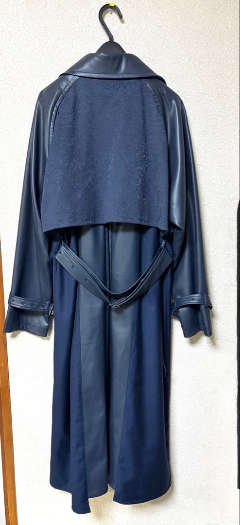 ★美品★HARE フェイクレザーイソザイトレンチコート