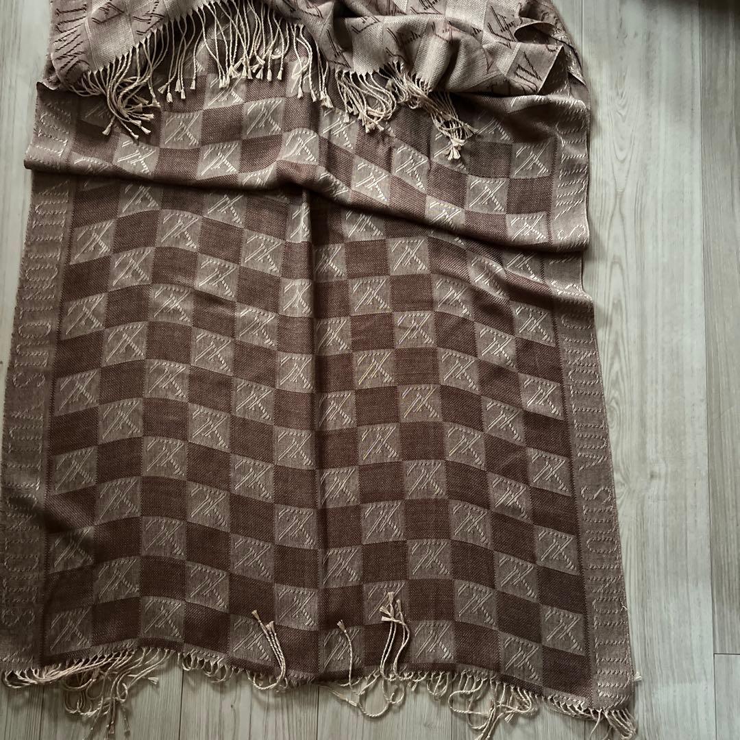 PASHMINA カシミヤ100% チェック柄ストール
