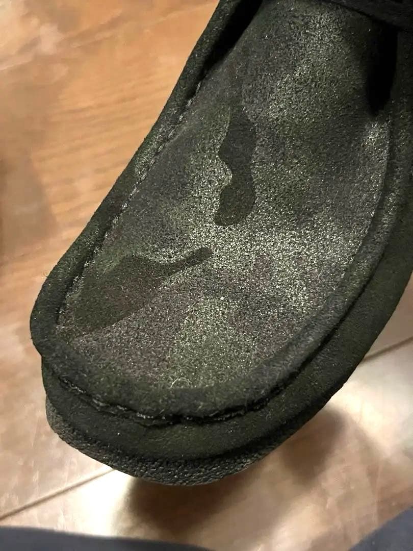 CLARKS WALLABEE クラークス ワラビー ブラック 迷彩 24.5