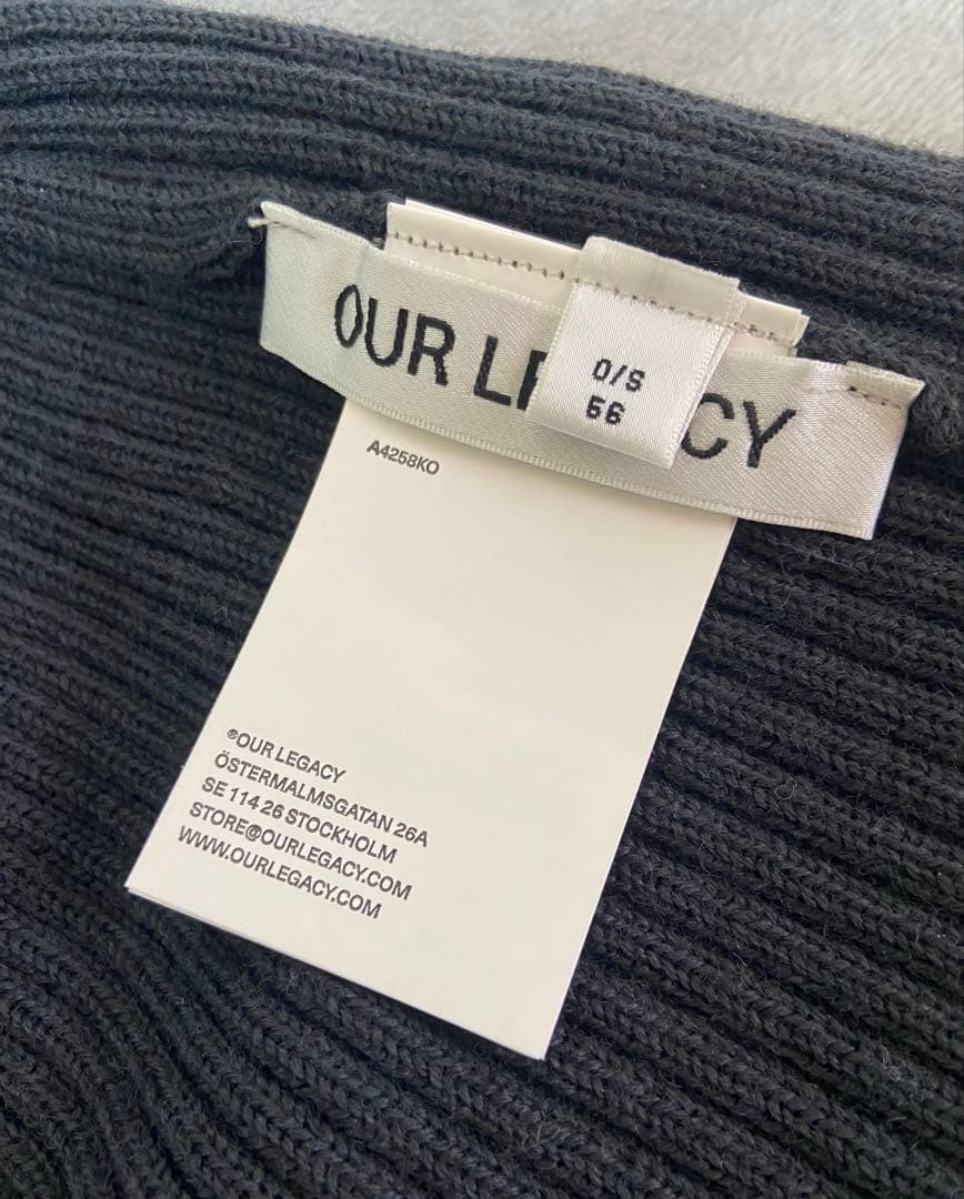 OUR LEGACY FW25 KNIT HAT グレー