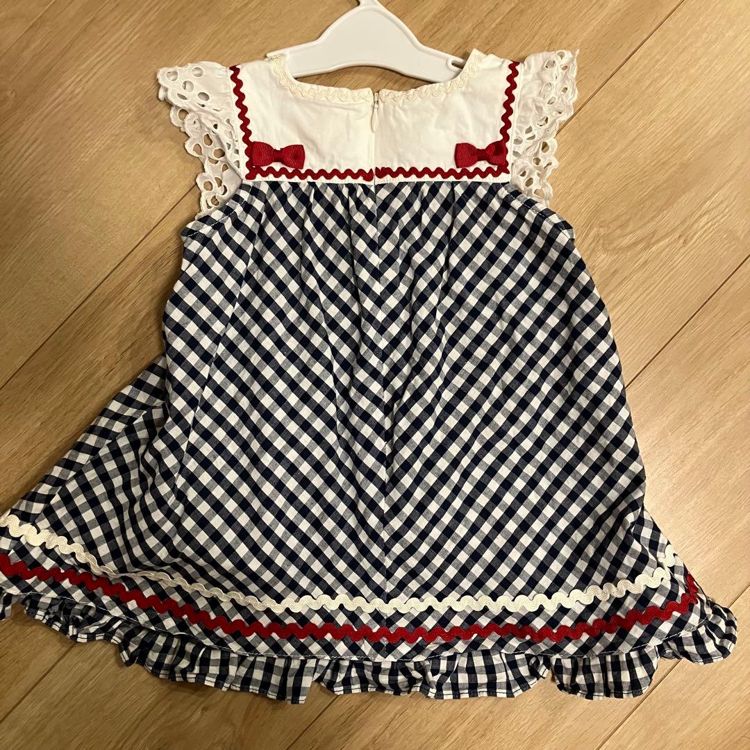 シャーリーテンプル♡チェックワンピースセット