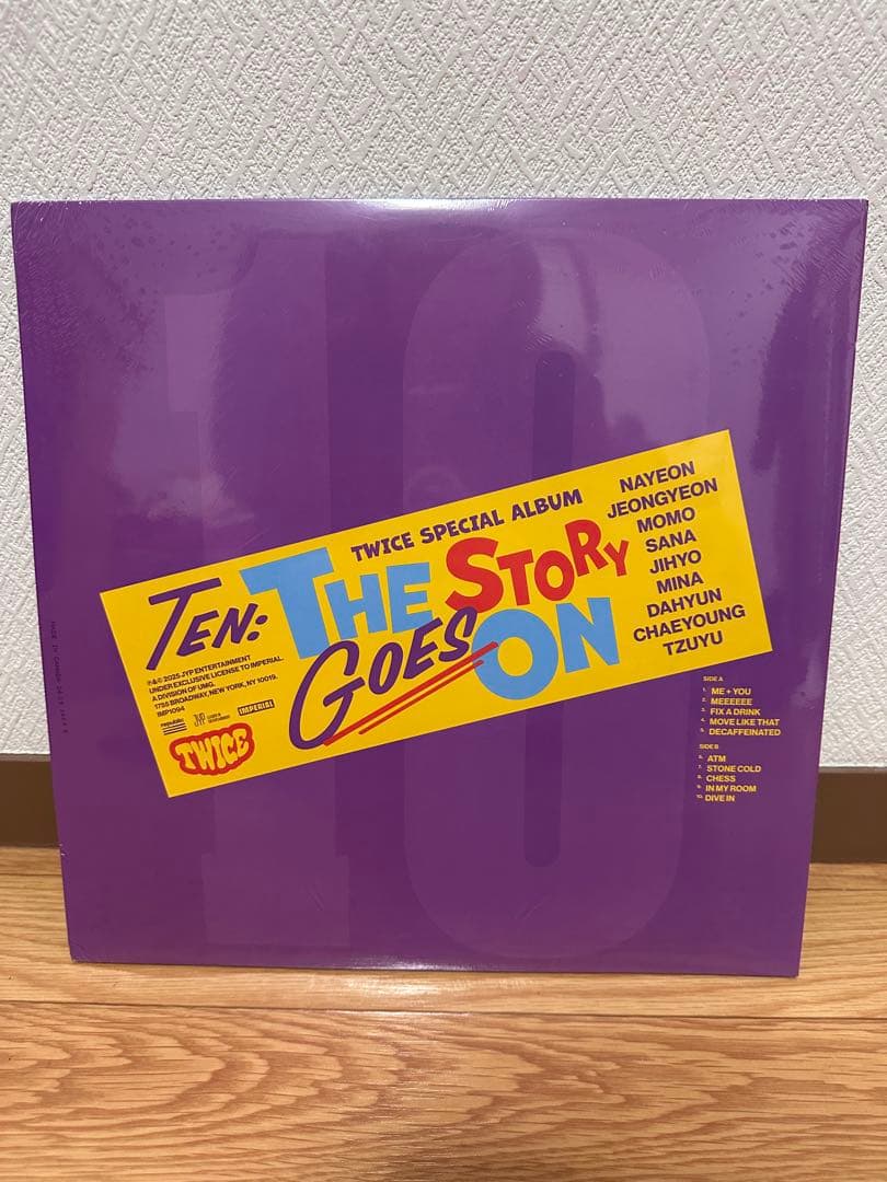 TWICE TEN: The Story Goes On LP TARGET版