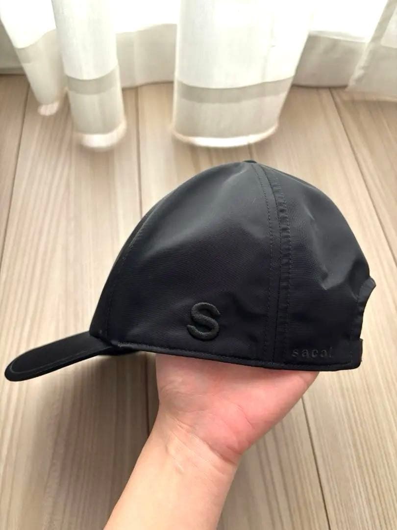 『美品』sacai Nylon Twill s Cap キャップ black