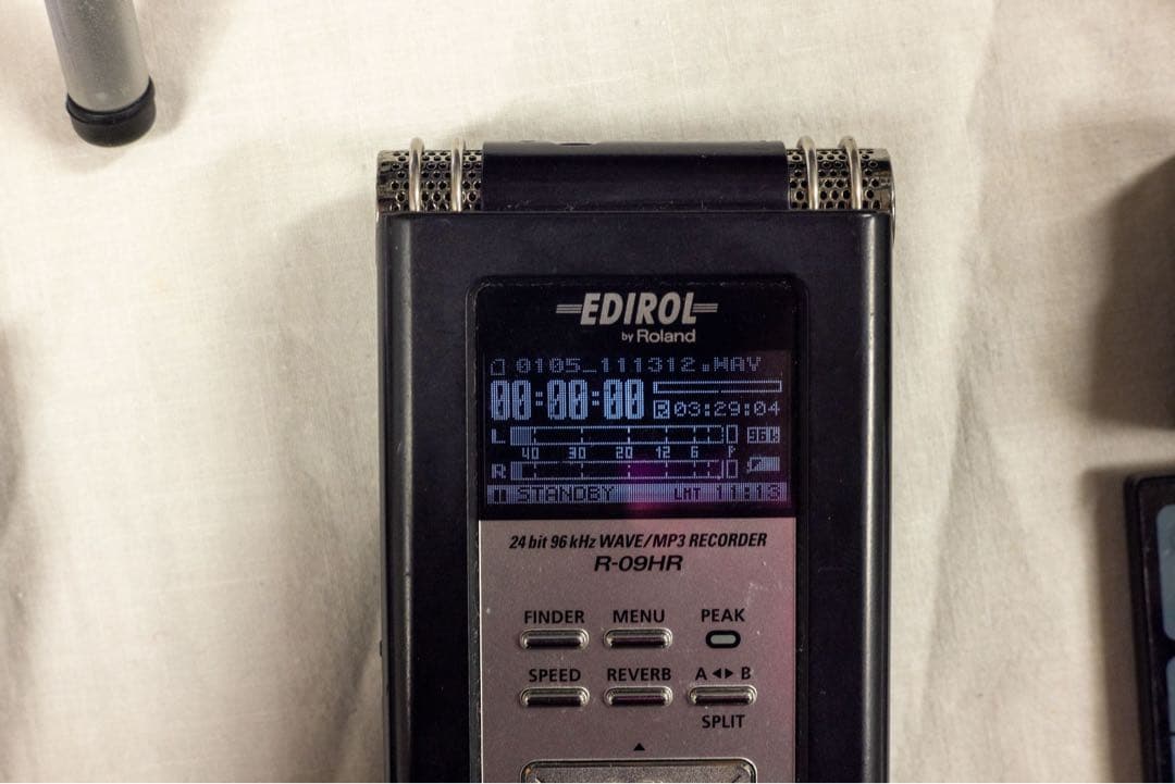 EDiROL R-09HR & Shure VP83, azden マイクセット