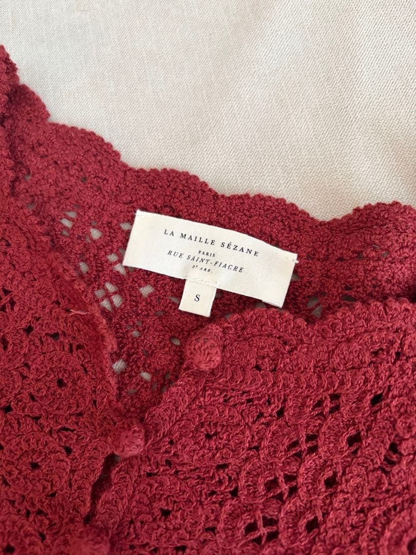 sezane NOELIE カーディガン ブリック S