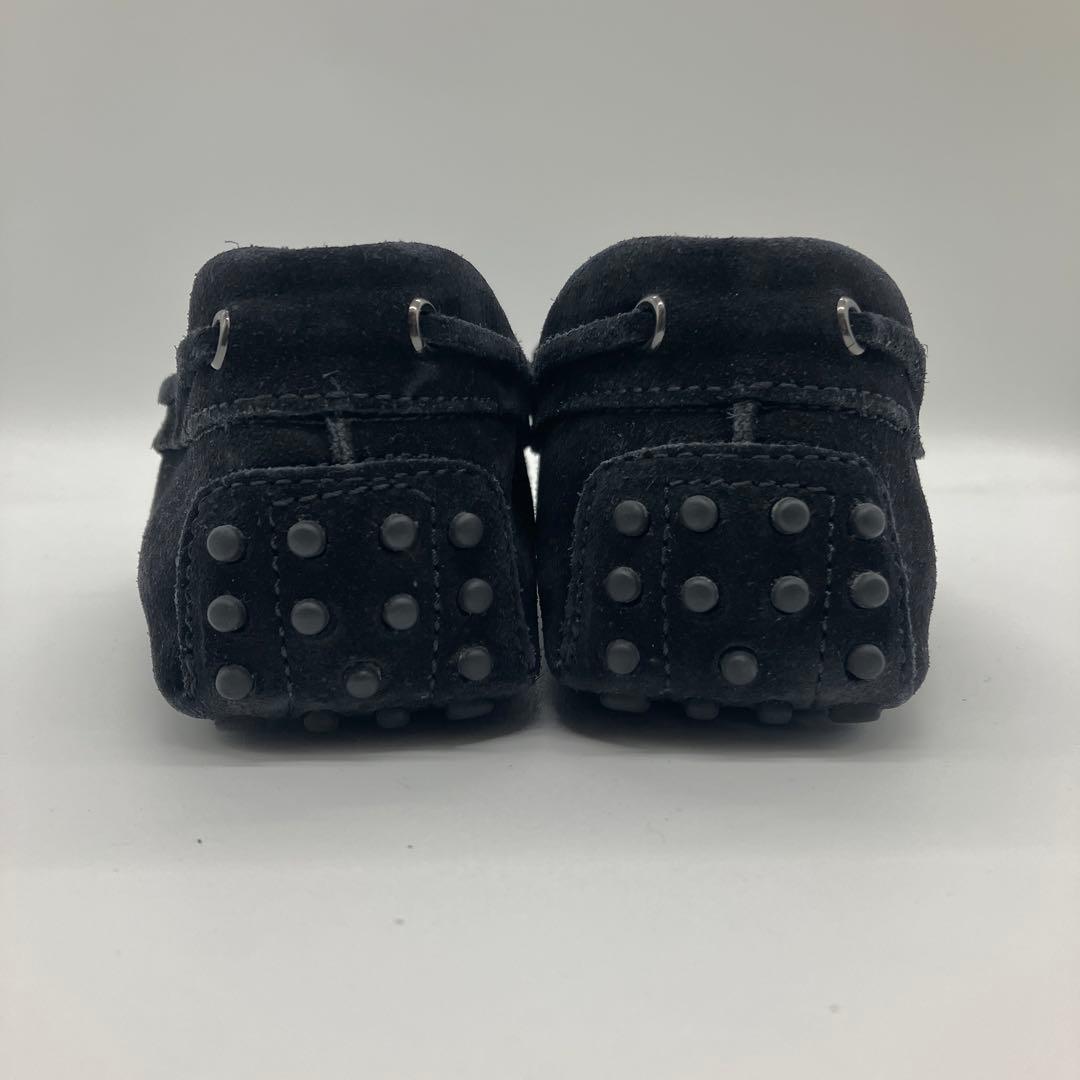 TOD'Sトッズ　ゴンミーニ　スエード　ドライビングシューズ　黒　25cm
