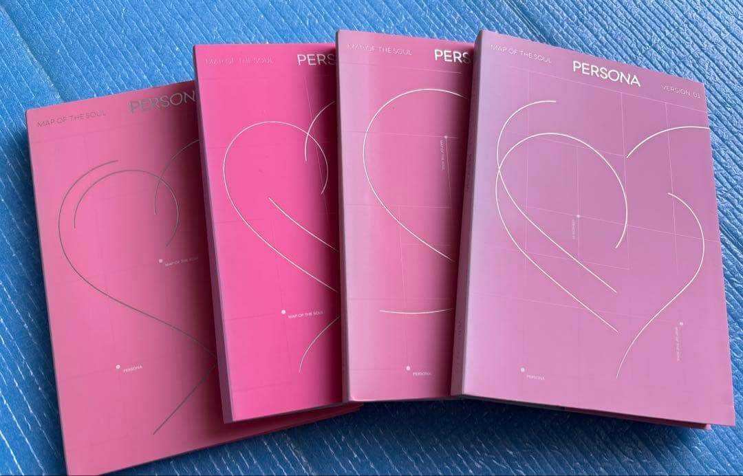 BTS PERSONA 4冊セット ピンク 1枚紛失　17