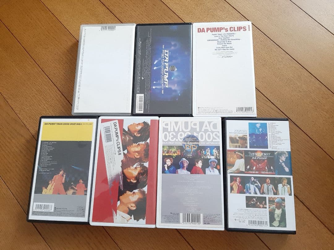 DA PUMP　初期メンバー　ミュージックビデオ　VHSテープ　7本　セットで