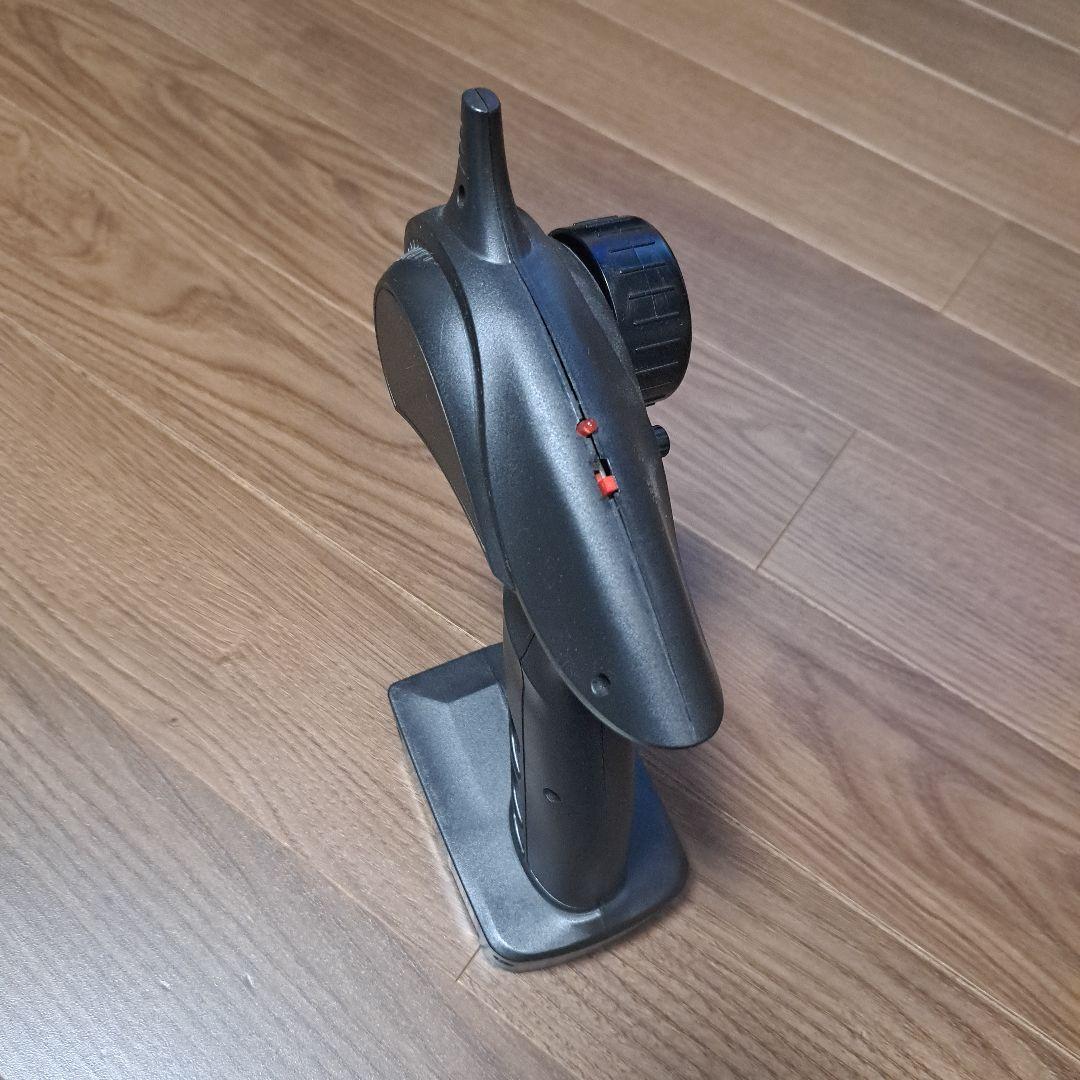 グレー ミリタリートラック型ラジコン　荷台付き