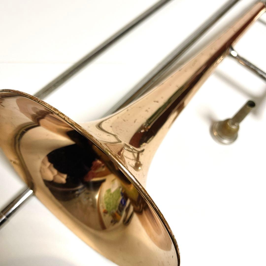 【銘機】YAMAHA テナートロンボーン YSL-641 ケース　赤ベル 太菅