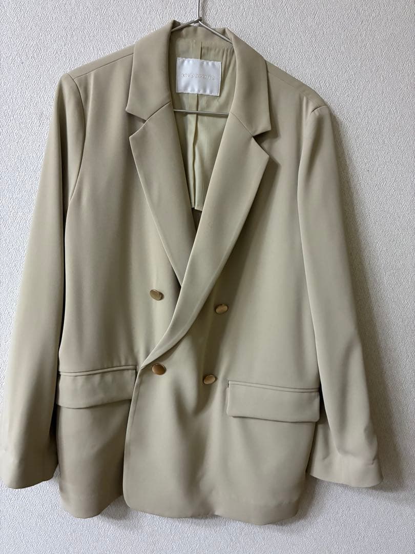 マルーゴ⭐︎リブドロワ　ツイルテーラードジャケット　着用１回　25300円