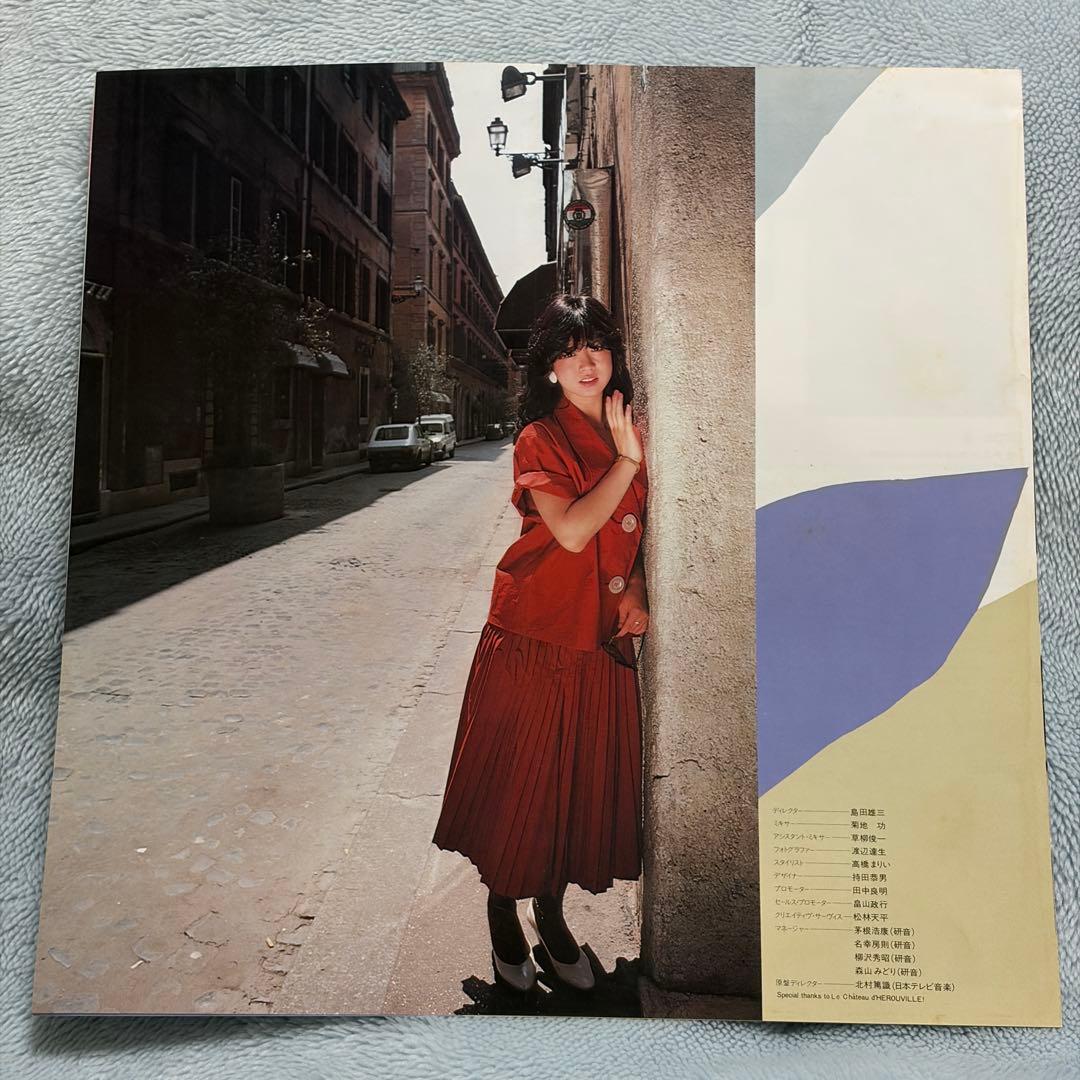 【直筆サイン】中森明菜 NEW AKINA エトランゼ LP レコード 宛名なし