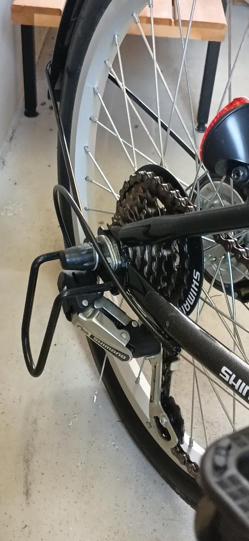 折りたたみ自転車 ダークグリーン 茶色サドル