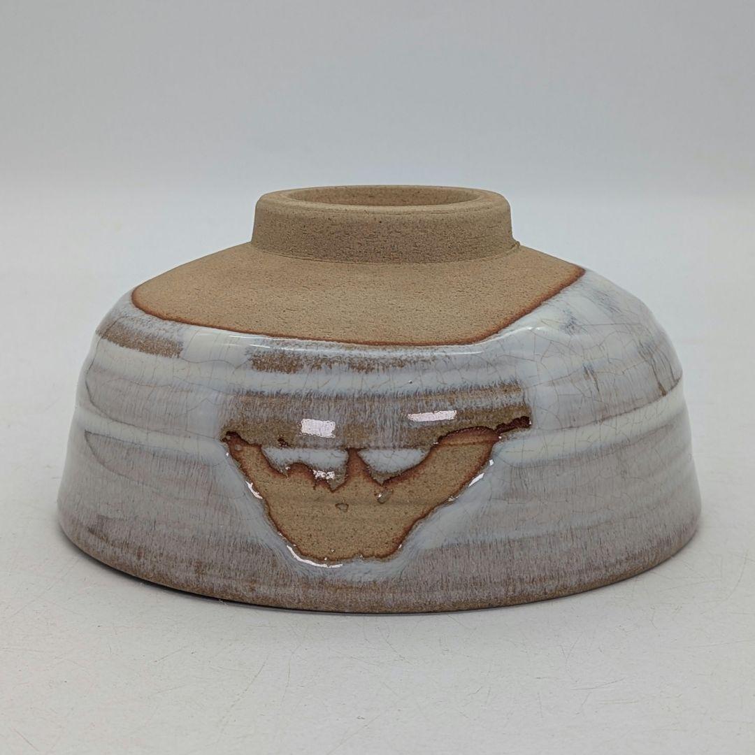 七代窯元大塩正人 萩釉窯変茶盌 共箱共布栞 赤膚焼 抹茶碗 抹茶茶碗 茶道具