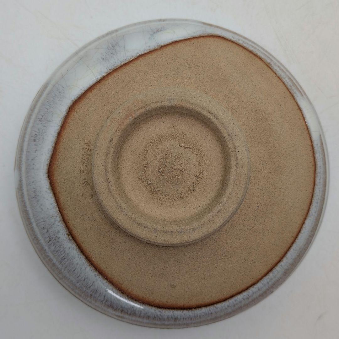 七代窯元大塩正人 萩釉窯変茶盌 共箱共布栞 赤膚焼 抹茶碗 抹茶茶碗 茶道具