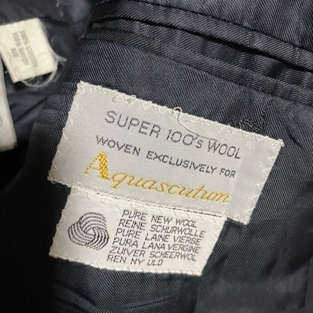デッドストック級 90s 英国製 ビンテージ アクアスキュータム ブレザー