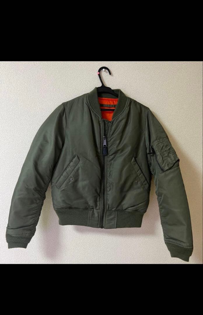 まめAVIREX MOUSSY コラボ　ma-1 ツーウェイ　リバーシブル