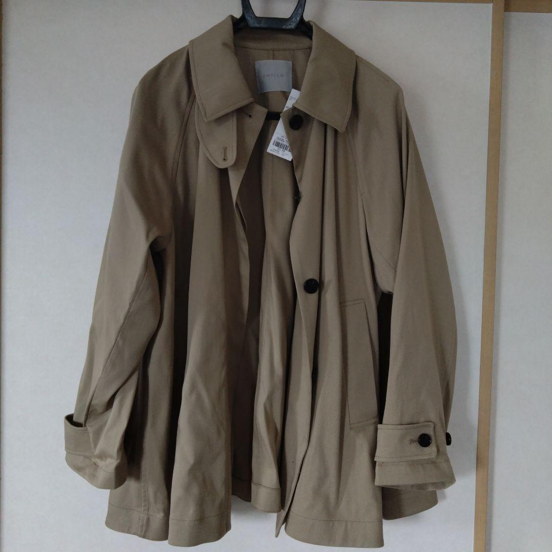 今期新品タグ付　【UNFILO】Aライン スプリングコート[昨年即完]　Lサイズ