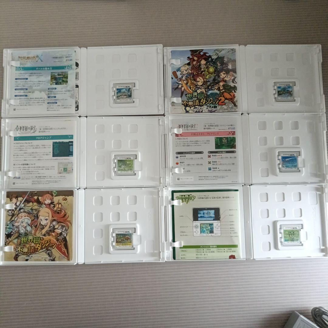 3DSソフト　世界樹の迷宮　世界樹と不思議のダンジョン　7本セット
