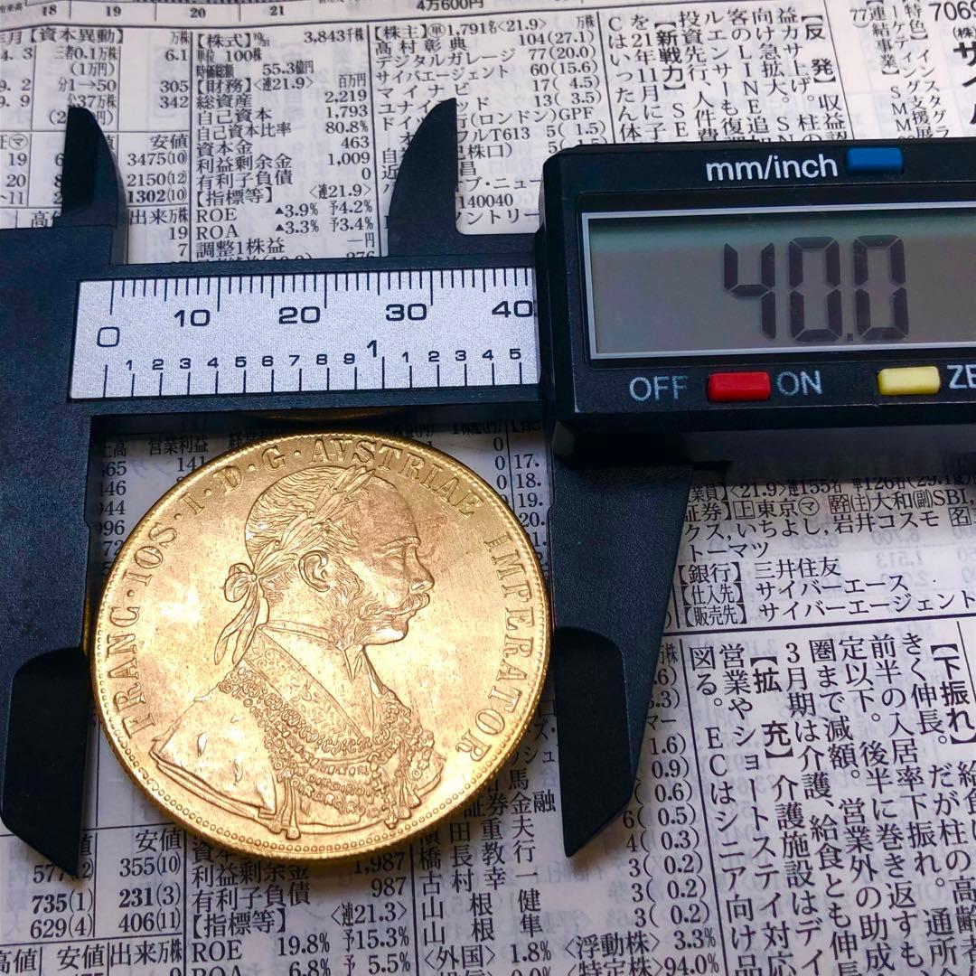 ヒ*ー様 海外古銭　オーストリア　ダカット　双頭の鷲　　1915年