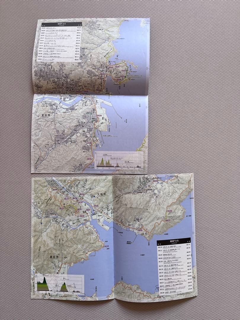 みちのく潮風トレイル ハイキングマップブック（全10冊セット）