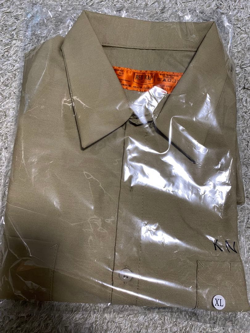 knosis ワークシャツ　カーキ　XL