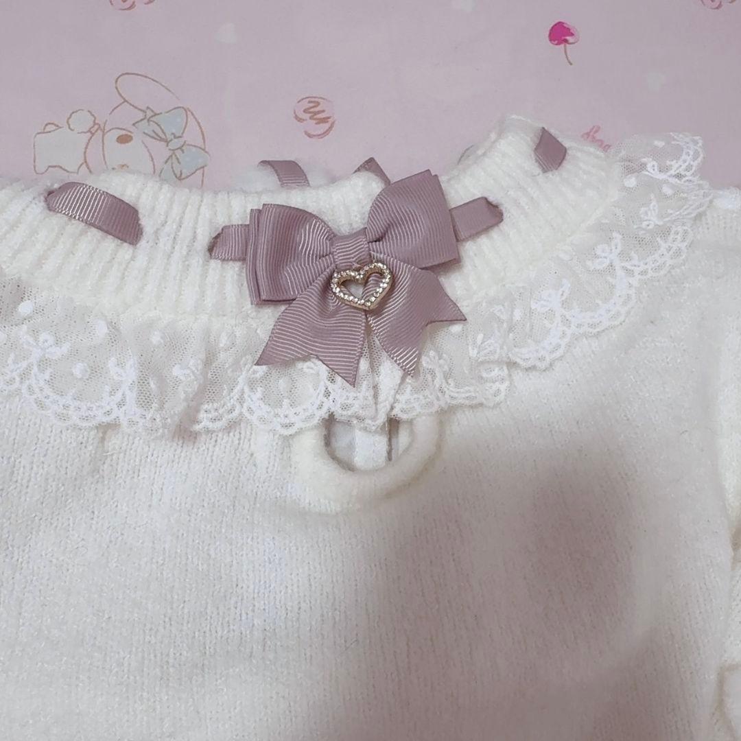 ♡LIZ LISA ピンク ニットセータースピンドルポンポンニットトップス ♡