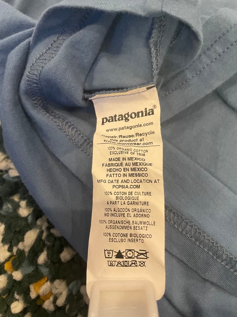 新品未使用　patagonia タンクトップ S（日本：M） 青　ブルーグレー