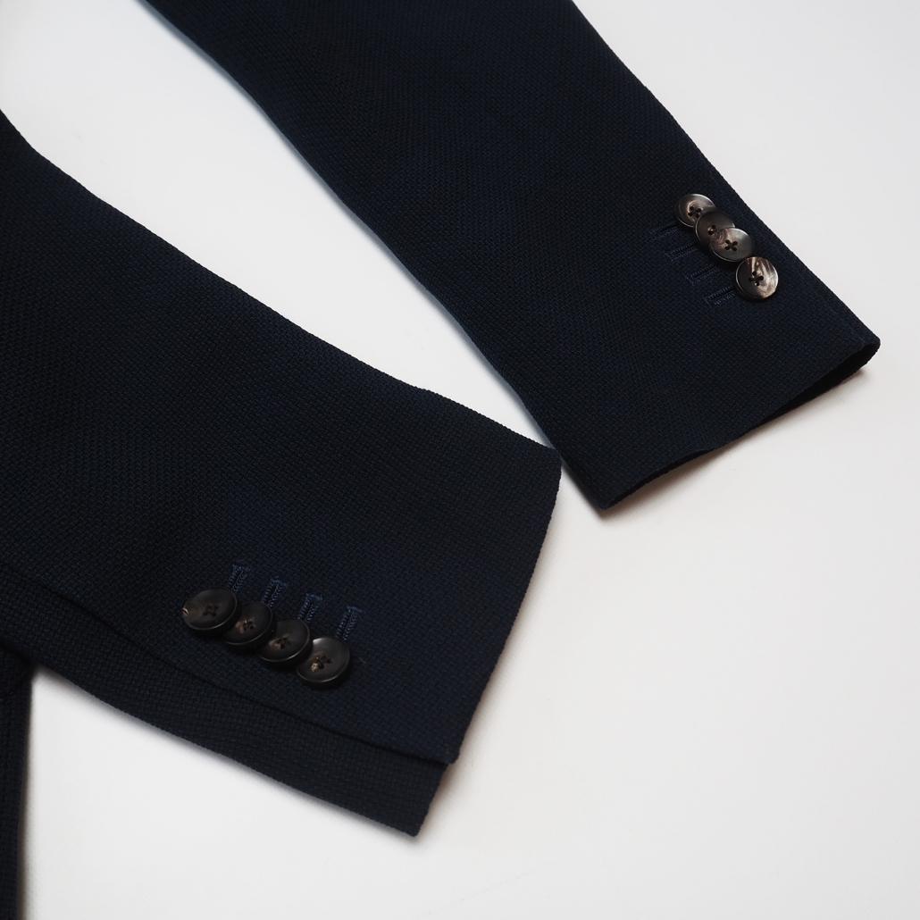 美品 LARDINI ウールホップサック アンコンジャケット JP0526AQ