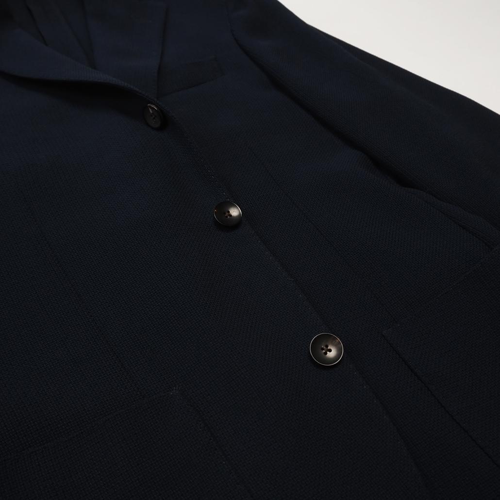 美品 LARDINI ウールホップサック アンコンジャケット JP0526AQ