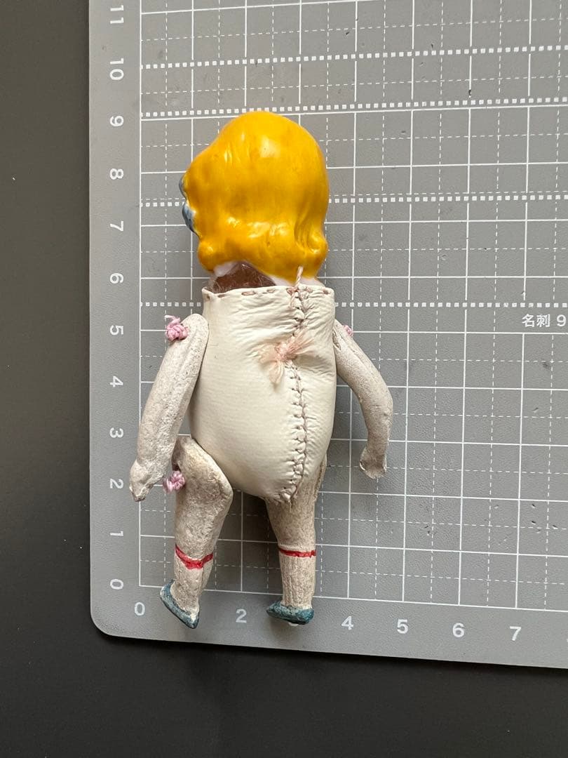 【専用ページ】アンティークドールヘッド＋ハンドメイドボディのガールとリボンガール