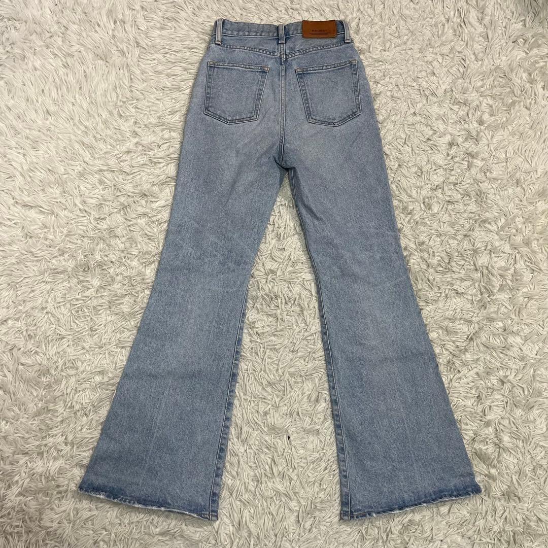 MOUSSY MVS FLARE マウジー フレアデニムダメージ加工 25