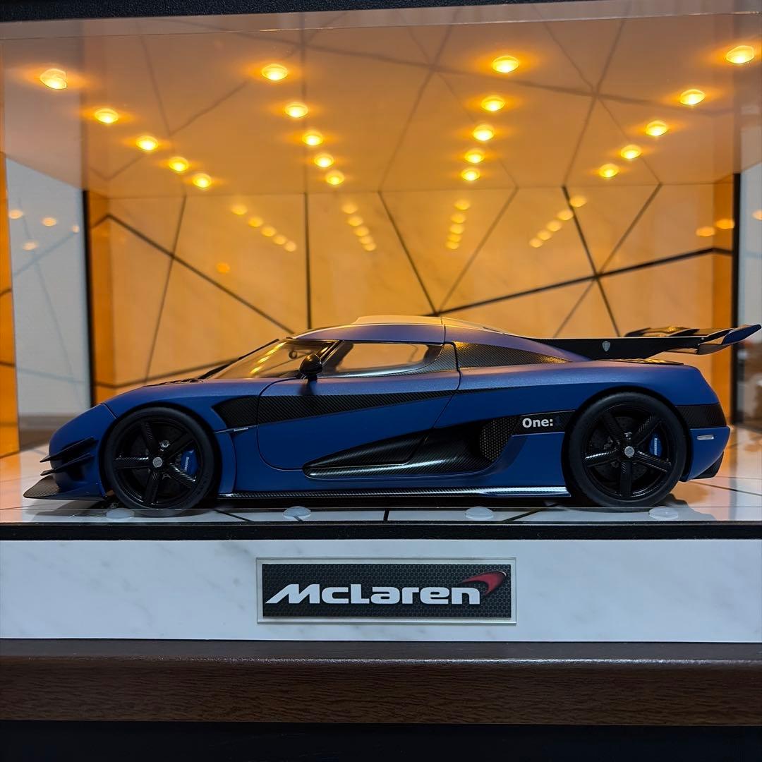 koenigsegg アゲーラ One 1/18スケール ミニカー ブルー