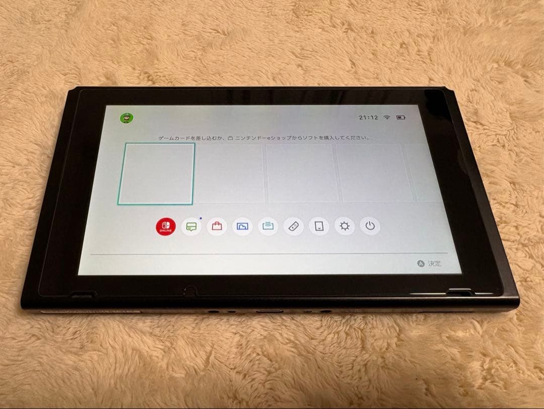 【液晶美品・フィルムあり】NintendoSwitch 本体のみ未対策機RCM○
