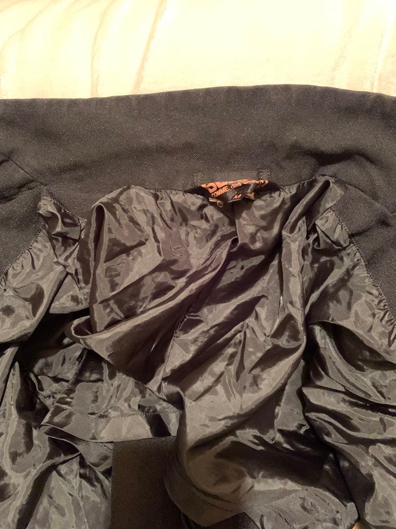 COMME des GARÇONS BLACK ポリ縮絨ジャケット M ブラック