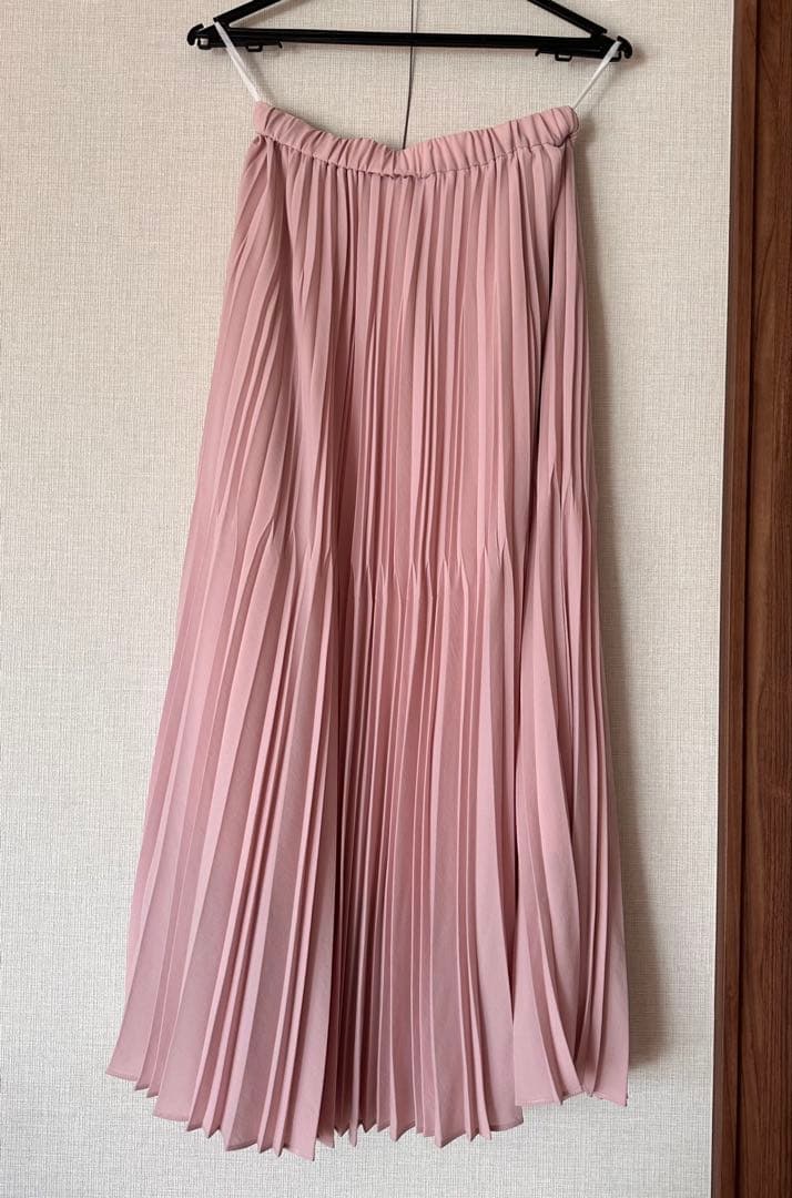 SOEJU ソージュ　ロング プリーツスカート　85cm ピンク