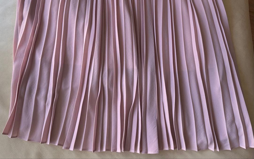 SOEJU ソージュ　ロング プリーツスカート　85cm ピンク