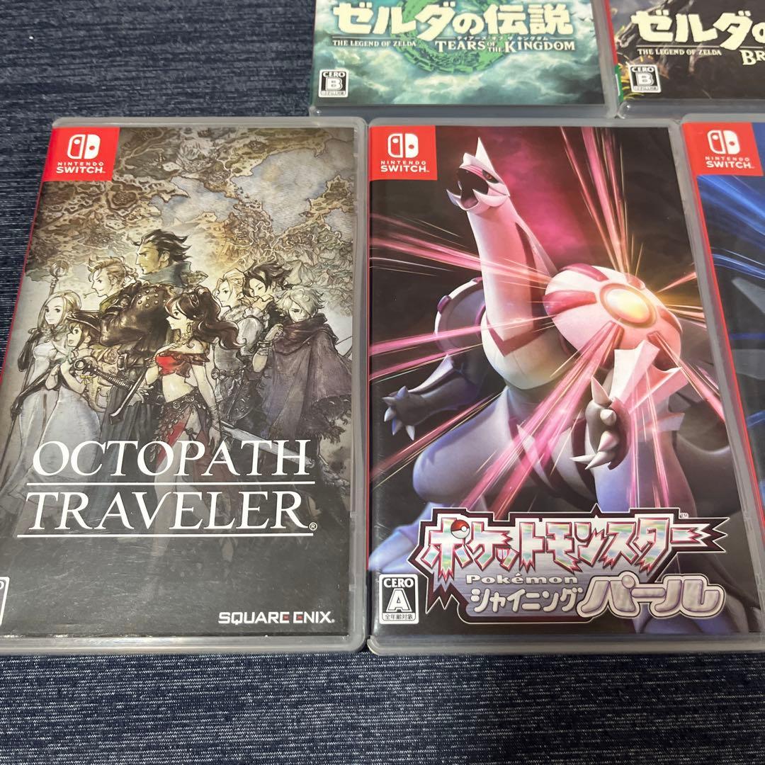 d*K様 switchソフト7本セット　ゼルダ　ポケモン等