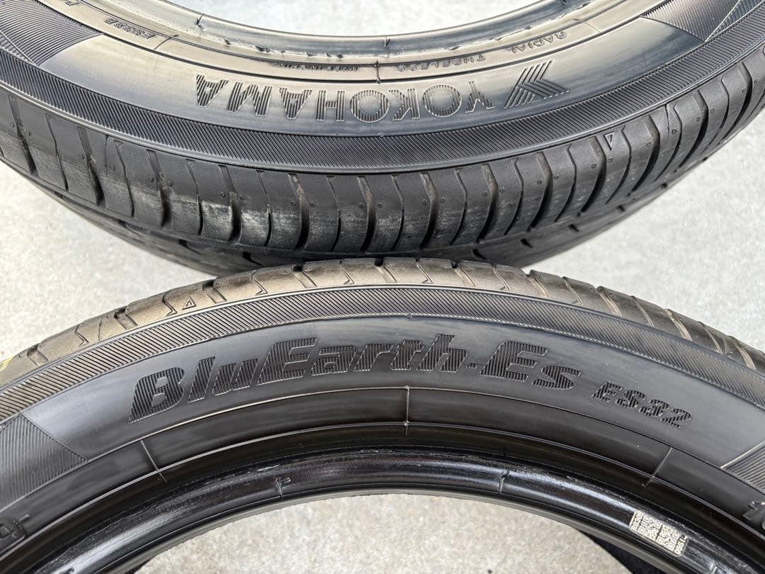 ほぼ新品 ほぼ25年製 バリ山 ブルーアース ES32 165/55r15 4本
