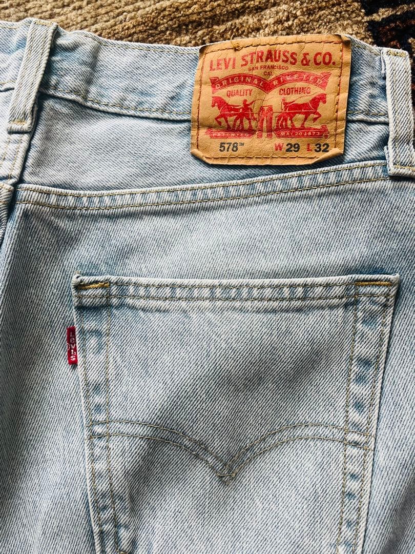Levi's 578 W29 Buggy デニム　ほぼ新品/訳あり