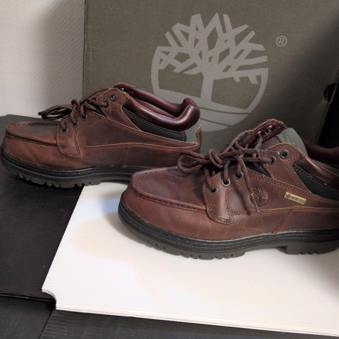 【25cm】timberland moc toe gtx brown