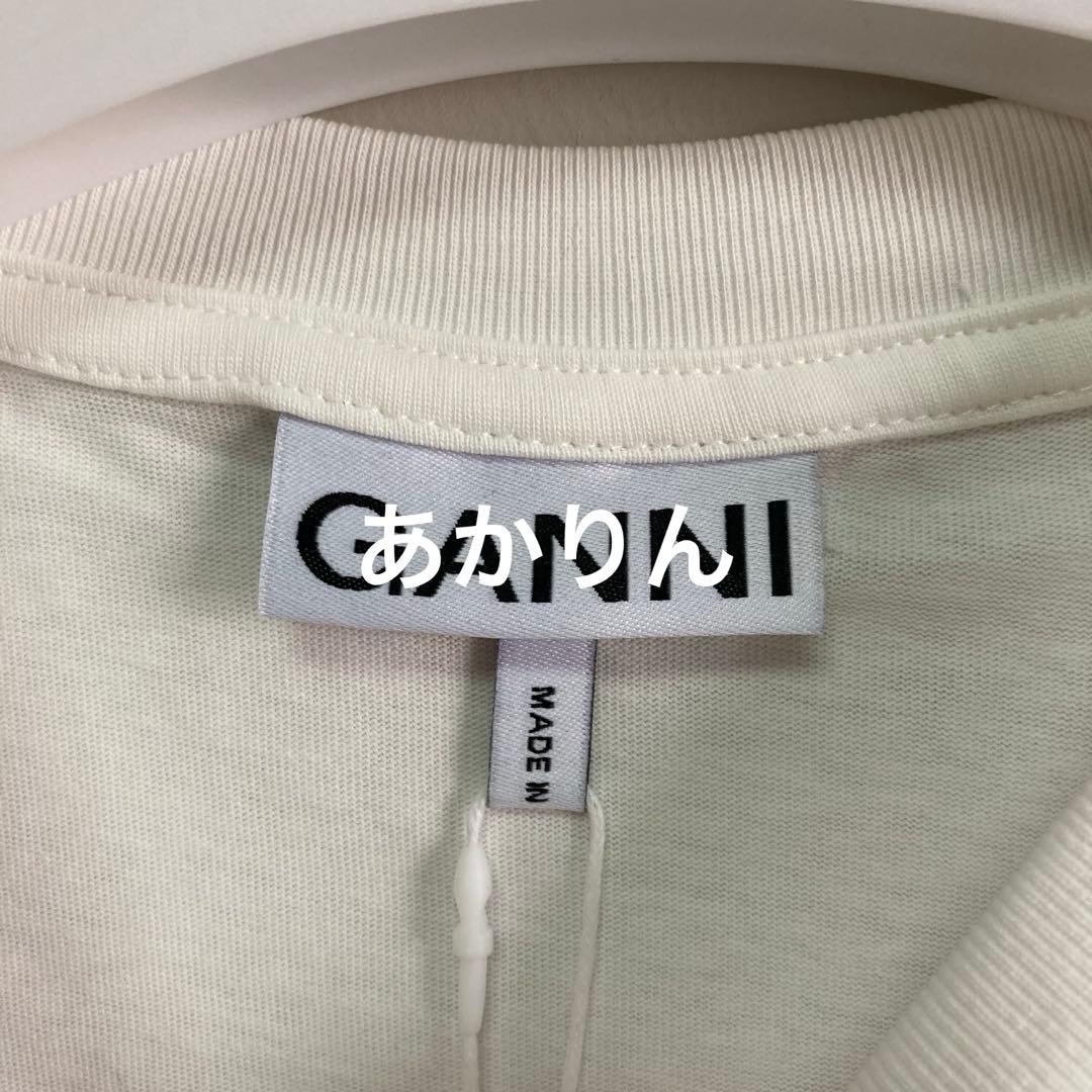GANNI ライオンTシャツ ホワイト